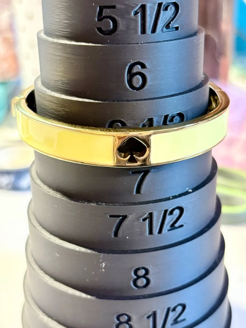 kate spade Gold-Tone Bangle with Pale Yellow Enamel - Picture 2 of 4